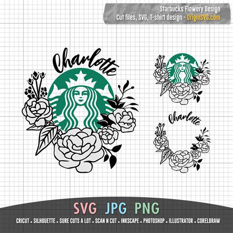 Starbucks Flower Svg