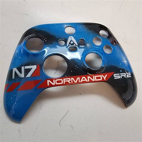 Custom Mass Effect Themed Controller N7 Normandy For Xbox Etsy