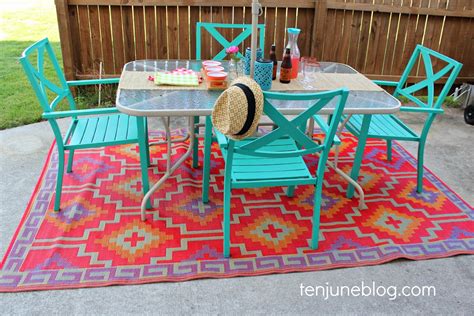 See more ideas about furniture, outdoor furniture, colorful outdoor furniture. Ten June: Colorful Outdoor Patio Makeover Reveal