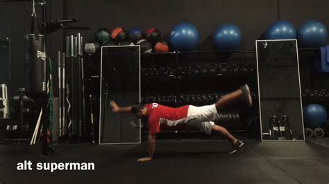 Alternating Superman Plank Youtube