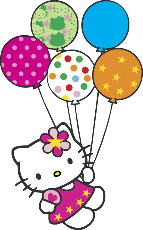 Hello Kitty Con Globitos Logo Png Transparent And Svg Vector Freebie Supply