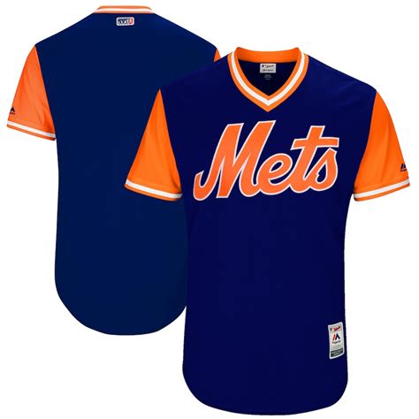 Majestic New York Mets Royal 2017 Players Weekend Authentic Team Jersey