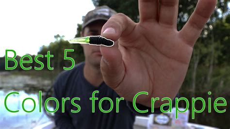 Top 5 Colors For Crappie How To Catch Crappie In Summer Youtube