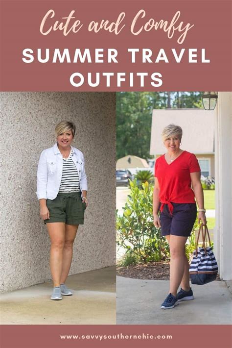 Cute And Comfortable Summer Travel Outfits Savvy Southern Chic