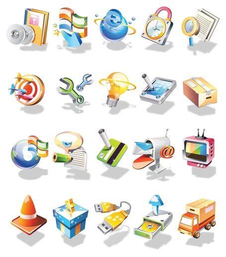 Vector 3d Icon Set Icon For Free Download Freeimages