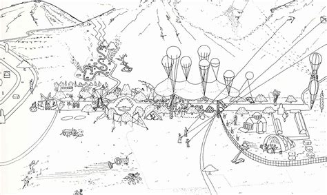 Oma Rem Koolhaas early sketches Compétition pour laménagement de la