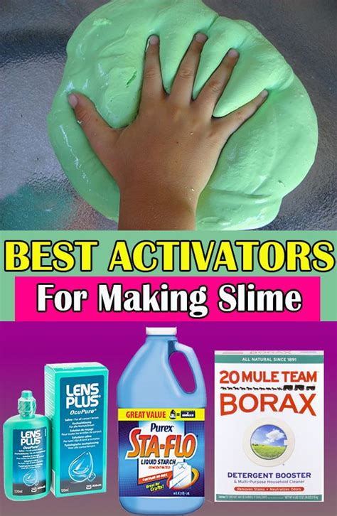 Best Activators For Making Slime Activators For Slime List Slime