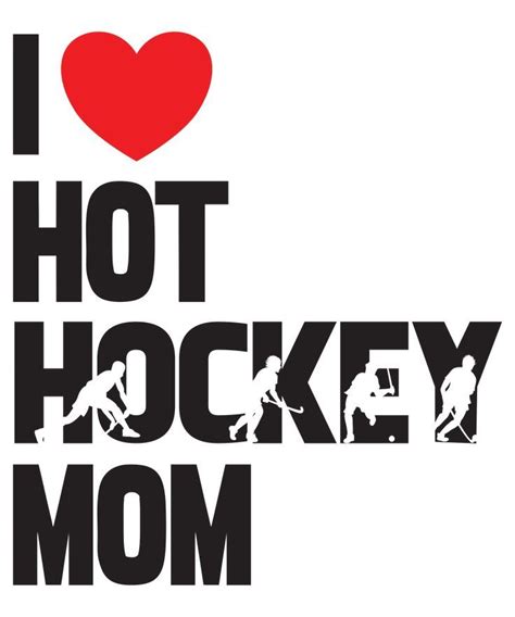 I Love Hot Hockey Moms Essential T Shirt In Hockey Mom Hockey