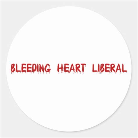 Bleeding Heart Liberal Democrat Stickers Zazzle