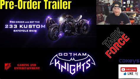 Gotham Knights Official 233 Kustom Batcycle Pre Order Trailer