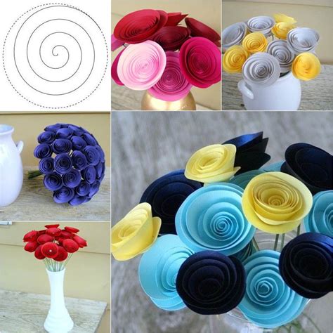 How To Diy Beautiful Swirly Paper Roses