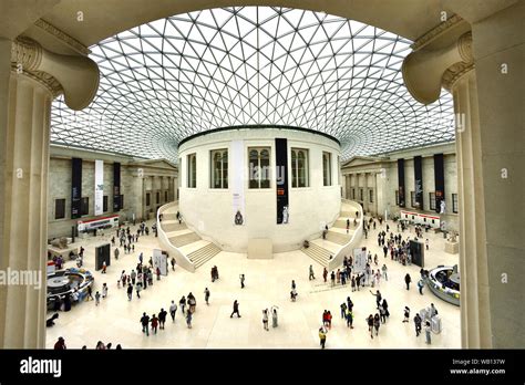 British Museum Bloomsbury London England Uk Great Court The