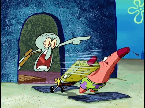 Squidward Yelling At Spongebob And Patrick Spongebob Squidward Angry