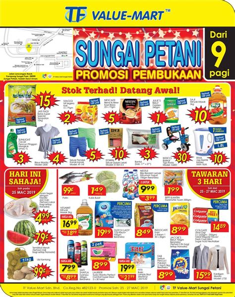 Is a hypermarket which are a thriving chain of hypermarket concept outlets that been evolving over the past 59 years. TF Value-Mart Sungai Petani Opening Promotion (25 March ...