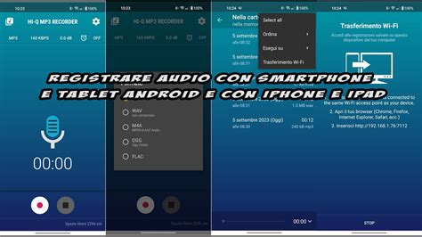 Come Registrare Audio Con Android Iphone E Ipad Youtube