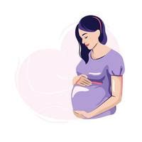Mujer Embarazada Vectores Iconos Gráficos y Fondos para Descargar Gratis