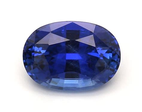 107 Carat Royal Blue Sapphire Oval 7 X 5 Mm Heated Loose Etsy