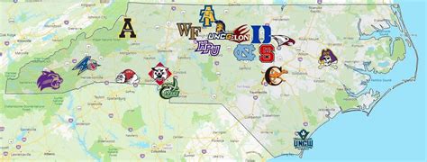 Sports Teams In North Carolina Sport League Maps