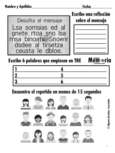 Cuadernos De Entrenamiento Cerebral Sentence Construction Spanish