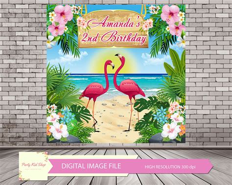 Flamingo Backdrop Flamingo Banner Lets Flamingle Flamingle Banner