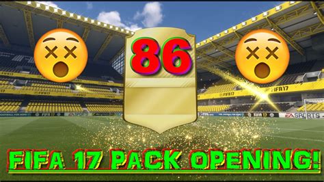 Fifa 17 Pack Opening Za 1300 Fifa Points 86 Rated HrÁČ Youtube
