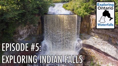 Indian Falls Waterfall Owen Sound Ontario Exploring Ontarios