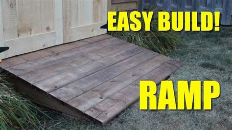 12 Awesome Build A Wooden Ramp For A Shed Gallery Shed Ramp Simple