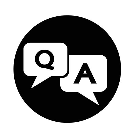 Question Answer Icon 568140 Vector Art At Vecteezy