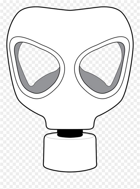 Big Image Gas Mask Easy Drawing Clipart 272921 Pinclipart