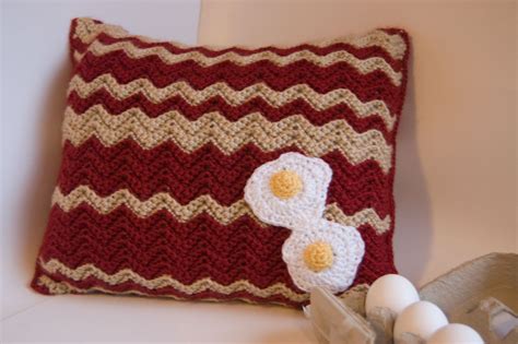 Free Pattern Bacon And Eggs Pillow