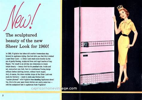 1960 Frigidaire Home Appliances Catalog Frigidaire Home Appliances