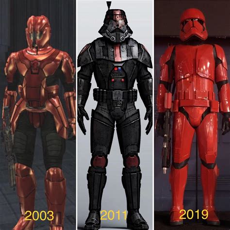 I Put The Different Sith Troopers Together Rstarwars