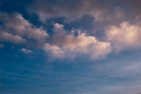 Beautiful Morning Sky With Clouds Stock Image Image Of Light Weather