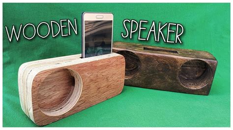 Speaker at home (mini speaker) using plastic cap and magnetons. DIY WOODEN PHONE SPEAKER (English Subtitles) - YouTube