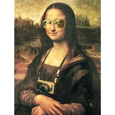 Funny Mona Lisa Altered Classic Travel Photographer Or Etsy