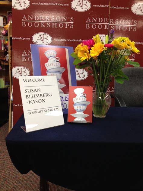book reading at anderson s in naperville il susan blumberg kason