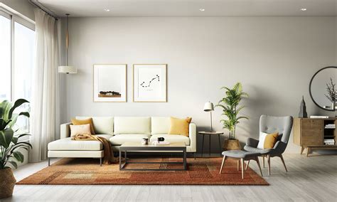 Earthy Living Room Interior Design