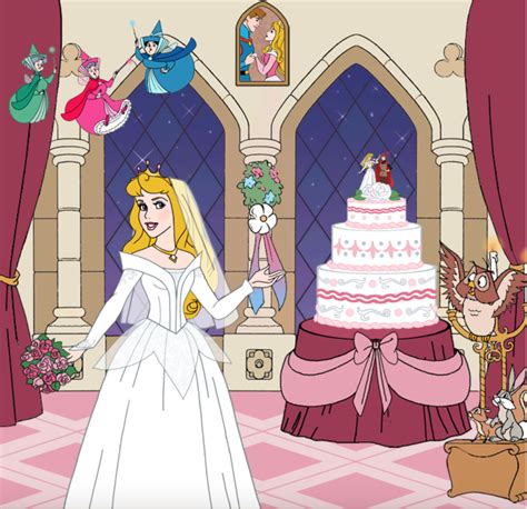 Princess Auroras Wedding Day Disney Princess Aurora Princess Zelda