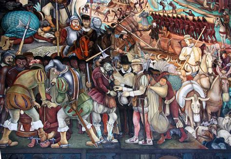 Images Of Murals By Diego Rivera In The Palacio Nacional De Mexico