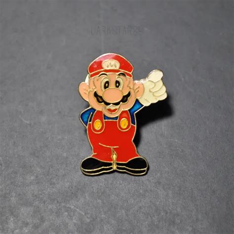 Vintage 1988 Nintendo Super Mario Bros Character Enamel Lapel Pin 25