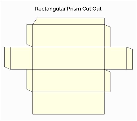 Rectangle Box Template Printable