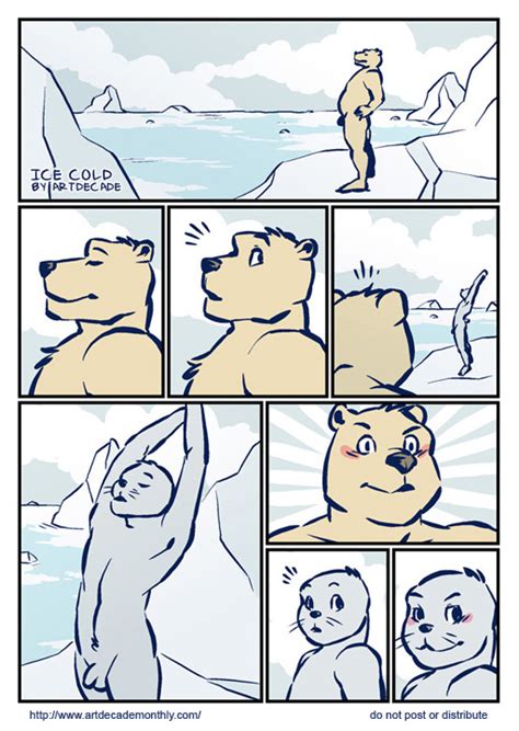 Rule 34 Arctic Artdecade Bear Comic English Text Gay Ice Male Male