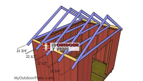 12x8 Shed Roof Plans Myoutdoorplans
