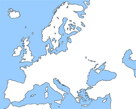 Blank Map Of Europe Without Borders By Ericvonschweetz On Deviantart
