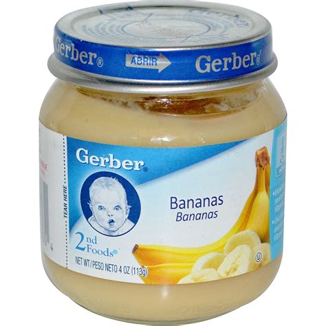 Gerber 2nd Foods Bananas 4 Oz 113 G Iherb