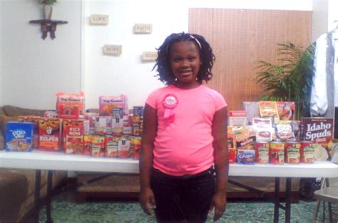 Eight Year Old Collects Food For Needy For Her Birthday The Dillon Herald