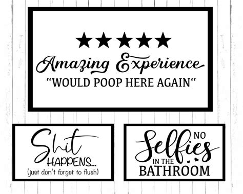 Bathroom Quote Svg Bathroom Svg Bundle Restroom Svg Funny Etsy