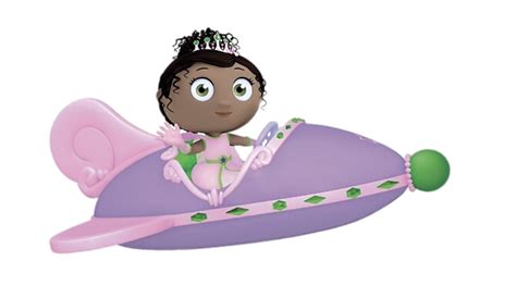 Check Out This Transparent Super Why Princess Pea In Plane Png Image