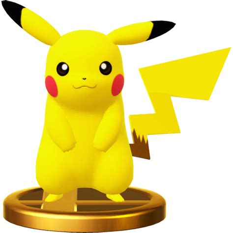 Imagen Trofeo De Pikachu Ssb4 Wii Upng Smashpedia Fandom