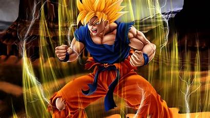 Goku Son Wallpapers Cartoon Super Move Awesome